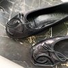 [pre-loved] Chanel Leather Ballet Flats - black - Thumbnail 1