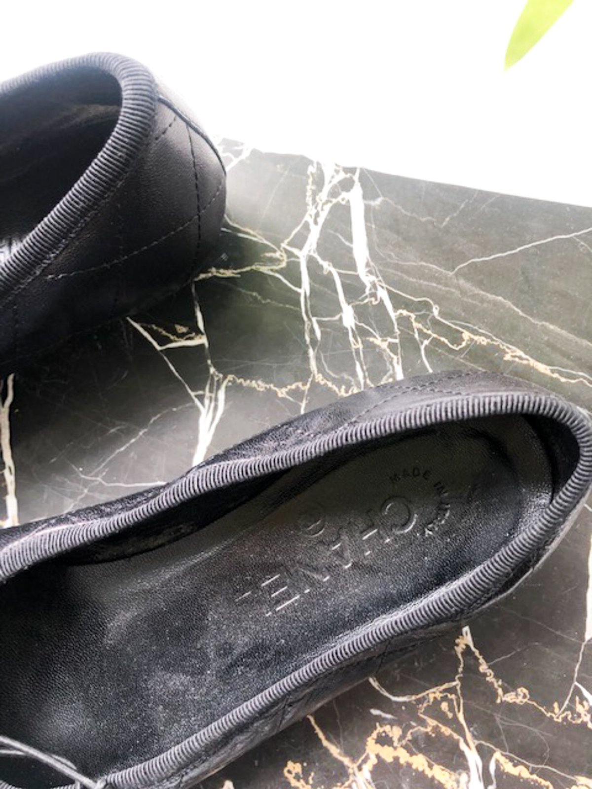 [pre-loved] Chanel Leather Ballet Flats - black - Image 3 of 5