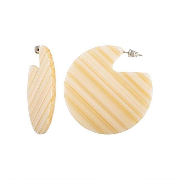Machete Clare Earrings - Chameau Stripe Machete Clare Earrings - Chameau Stripe