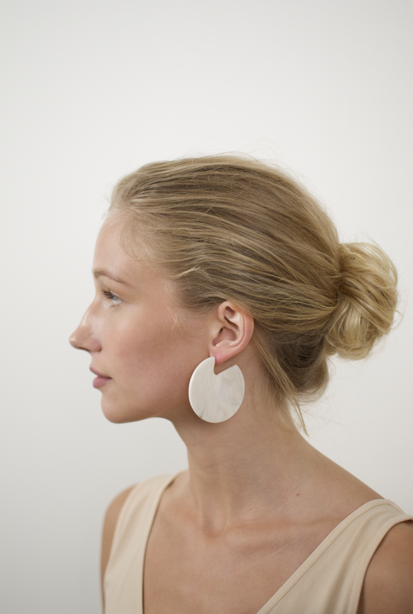 Machete Clare Earrings - Chameau Stripe Machete Clare Earrings - Chameau Stripe