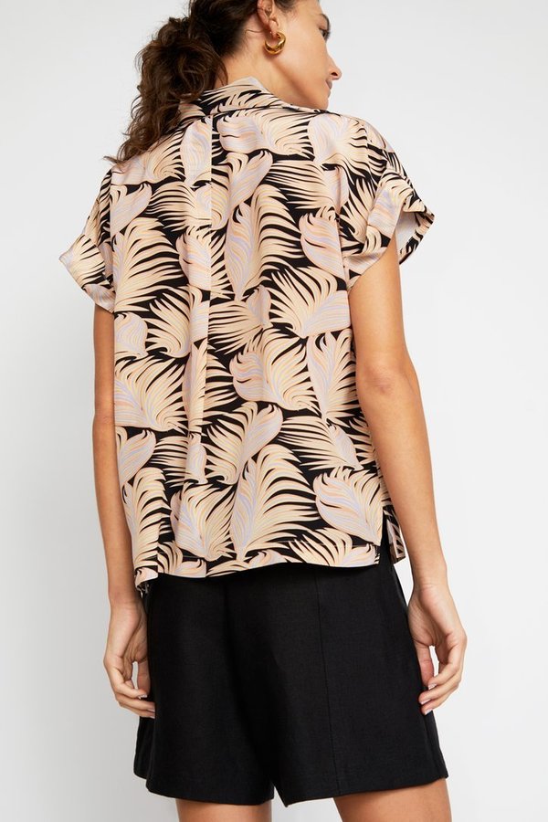 No.6 Silk Georgette Faro Pocket Top No.6 Silk Georgette Faro Pocket Top