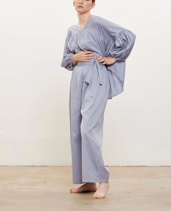 Black Crane Sack Linen Pants Black Crane Sack Linen Pants