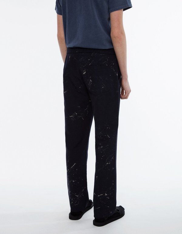 Schnayderman's Trousers hand painted - navy Schnayderman's Trousers hand painted - navy