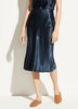 Vince Satin Slip Skirt - Coastal Blue - Thumbnail 4