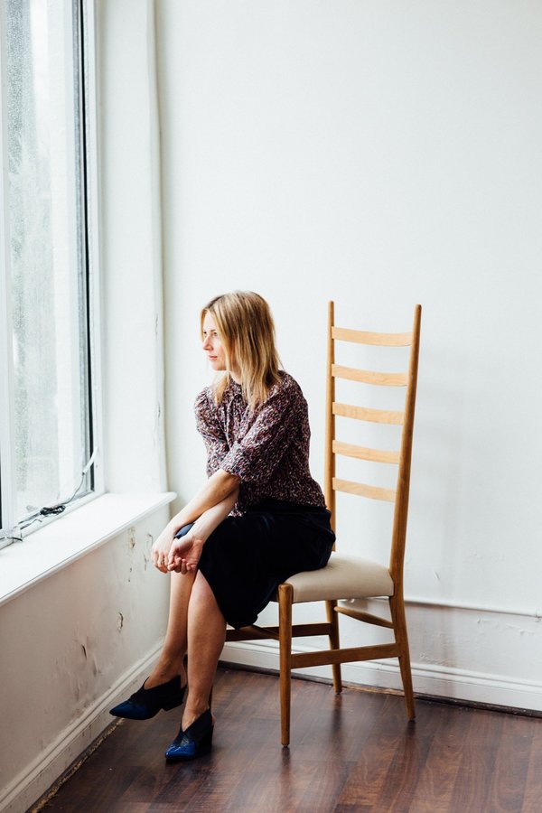 Vince Satin Slip Skirt - Coastal Blue