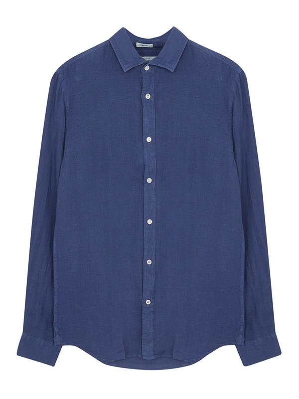 Hartford Sammy Linen Shirt - Denim Hartford Sammy Linen Shirt - Denim