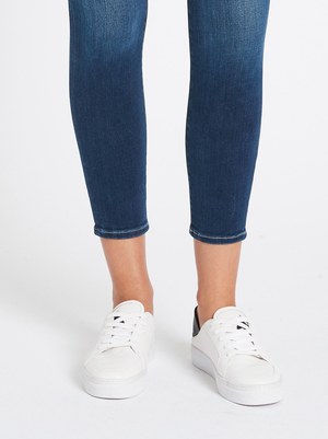 FRAME Denim Le Skinny De Jeanne Crop - Mid Denim FRAME Denim Le Skinny De Jeanne Crop - Mid Denim