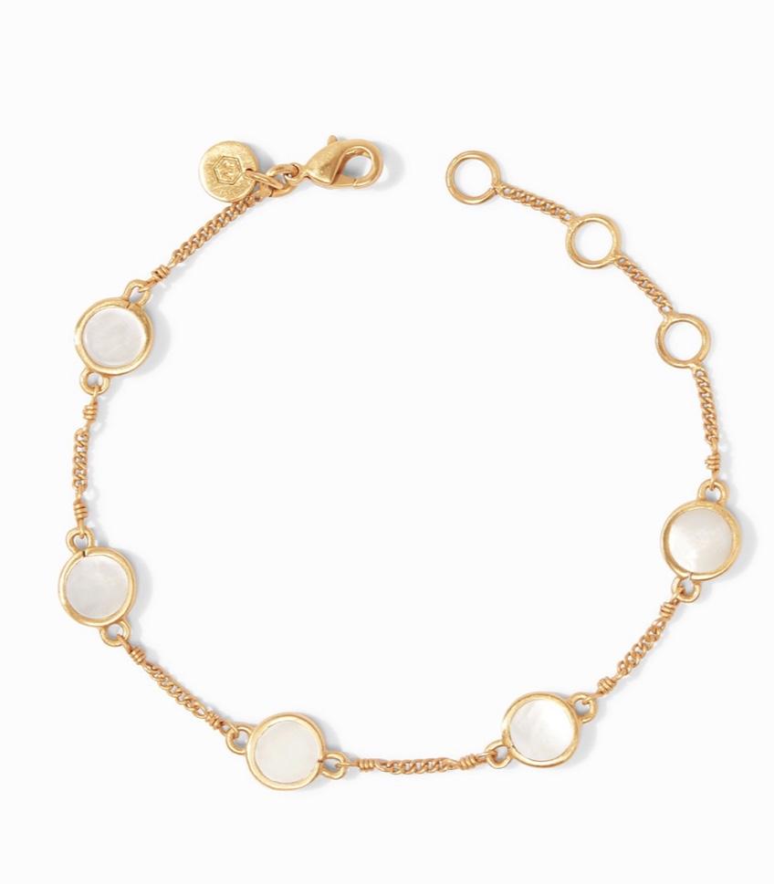 Julie Vos Valencia Delicate Bracelet 24K gold plate Garmentory