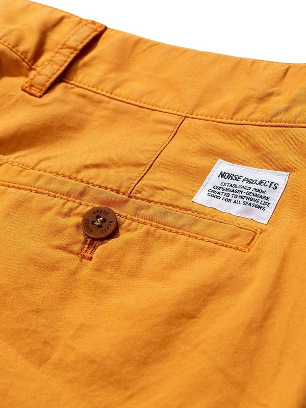 Norse Projects Aros Twill Shorts - Cadmium Orange Norse Projects Aros Twill Shorts - Cadmium Orange