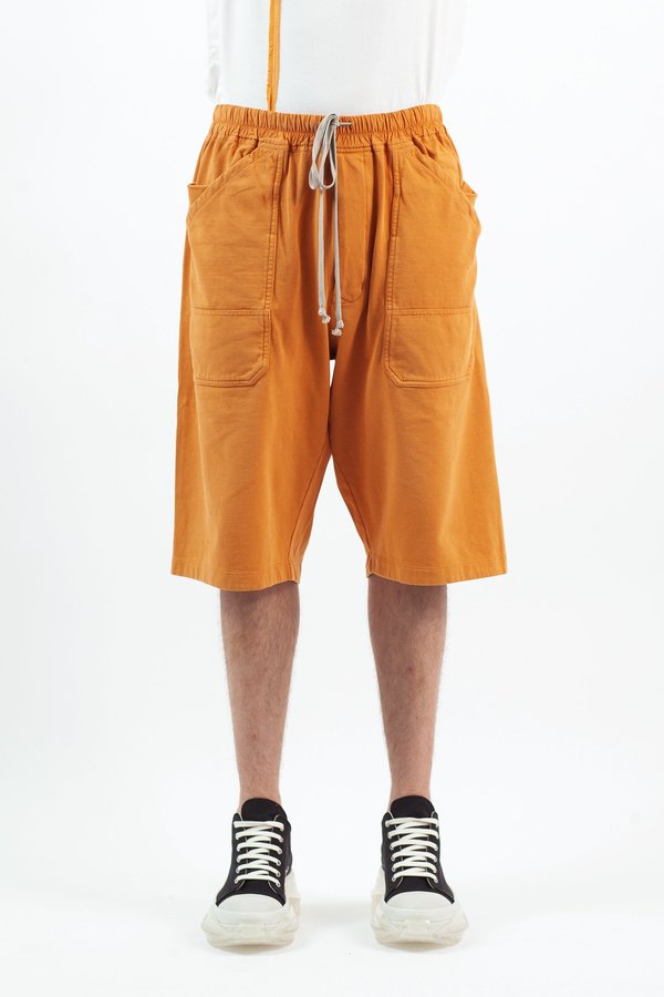 Rick Owens Drawstring Shorts - Tangerine | Garmentory