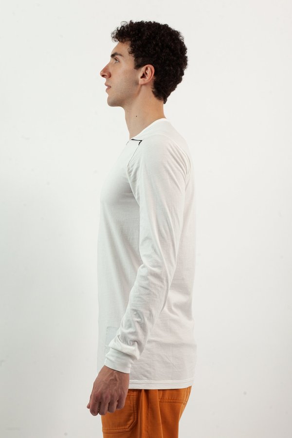 Rick Owens Longsleeve Level Tee - Contrast | Garmentory