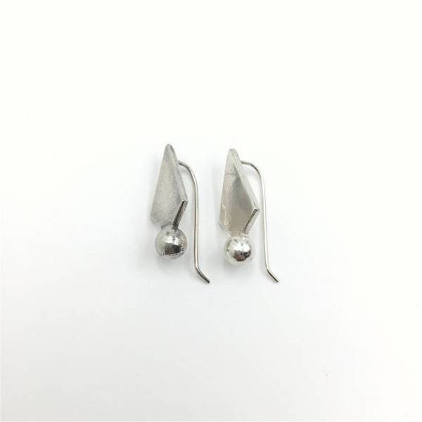 Knuckle Kiss DS Moon Beam Earrings - Sterling Silver Knuckle Kiss DS Moon Beam Earrings - Sterling Silver