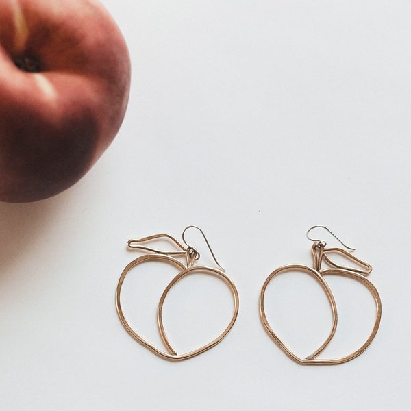 Knuckle Kiss Peach Earrings Knuckle Kiss Peach Earrings