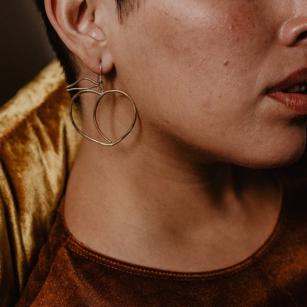 Knuckle Kiss Peach Earrings Knuckle Kiss Peach Earrings