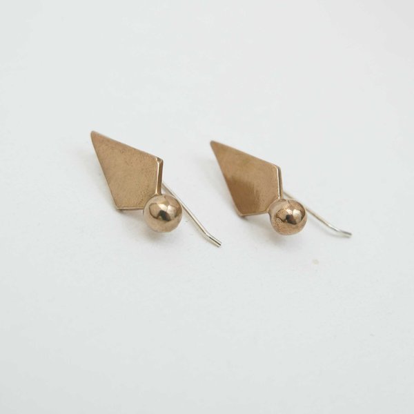 Knuckle Kiss DS Sun Beam Earrings - Bronze Knuckle Kiss DS Sun Beam Earrings - Bronze