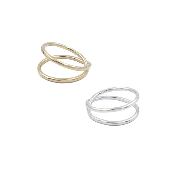 Knuckle Kiss DS Wrap Ring - Sterling Silver Knuckle Kiss DS Wrap Ring - Sterling Silver
