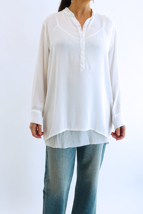 PRIVATE 0204 Silk Blouse 102 - White PRIVATE 0204 Silk Blouse 102 - White