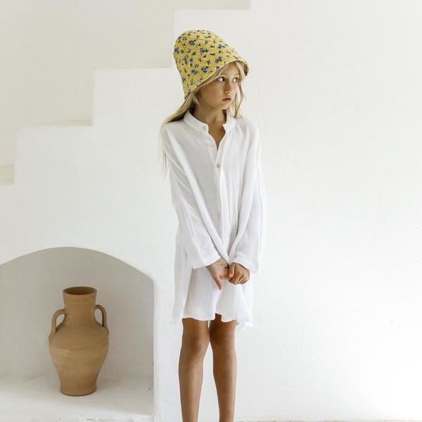 Kids Yoli & Otis Pala Bucket Hat - Mustard Floral Kids Yoli & Otis Pala Bucket Hat - Mustard Floral