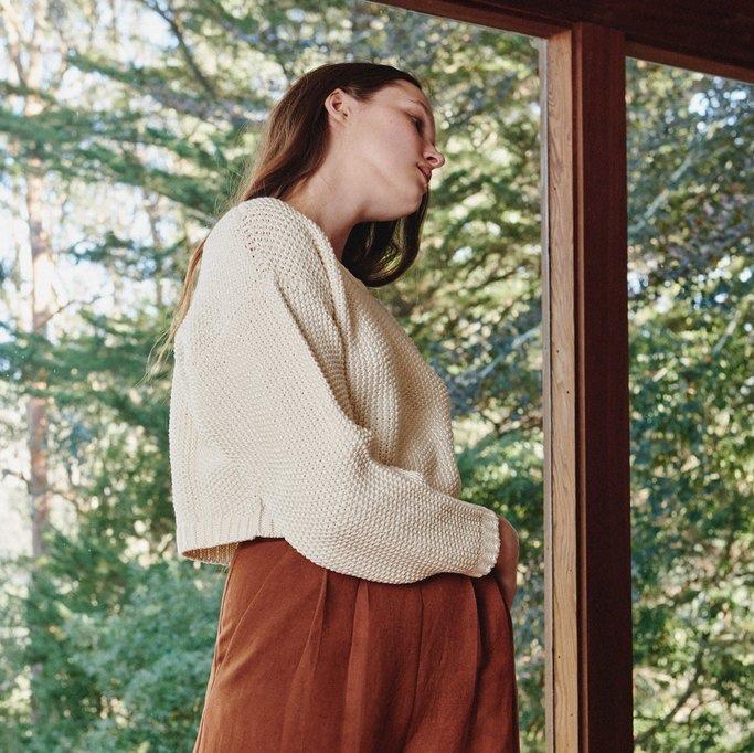 First Rite Crop Pullover | Garmentory