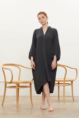 Black Crane Gauze Dress Black Crane Gauze Dress