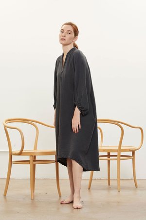 Black Crane Gauze Dress Black Crane Gauze Dress