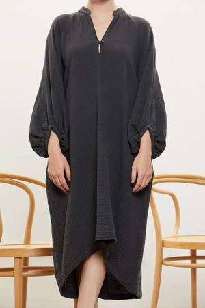 Black Crane Gauze Dress Black Crane Gauze Dress