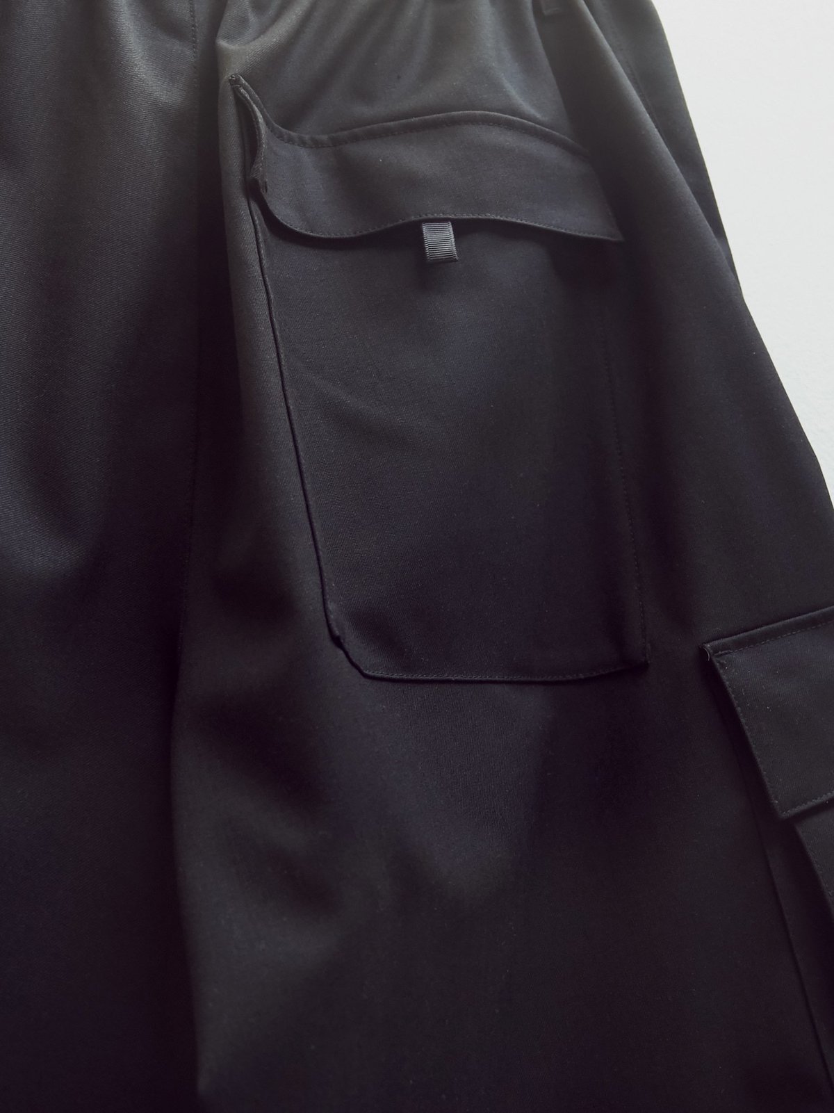 Y-3 Classic Refined Wool Stretch Cargo Shorts - Black
