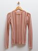 Rodebjer Vala Stripe Top - Faded Terracotta - Thumbnail 2