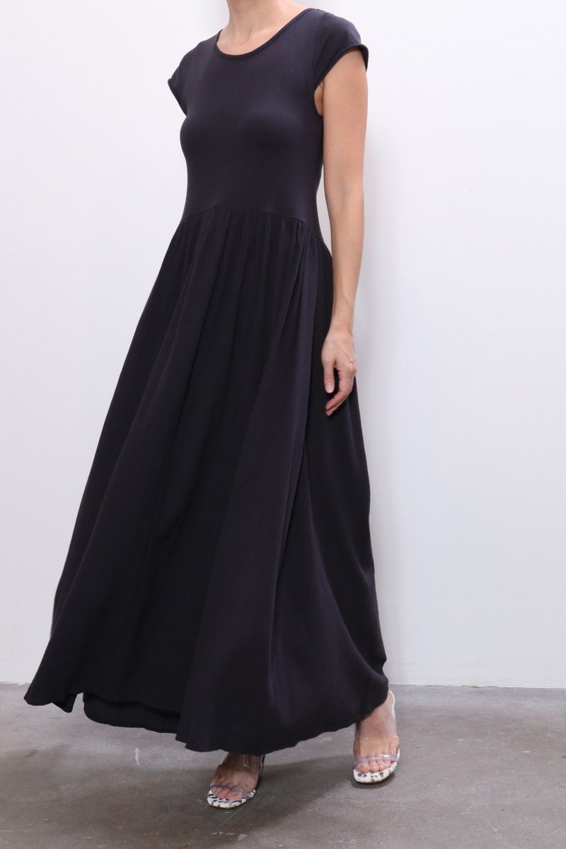 Black Crane Jersey Top Dress | Garmentory Black Crane Jersey Top Dress | Garmentory