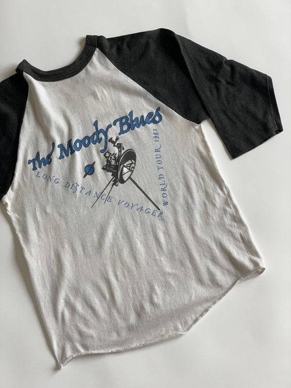 Vintage RABA MARFA 1981 MOODY BLUES BASEBALL TEE Vintage RABA MARFA 1981 MOODY BLUES BASEBALL TEE