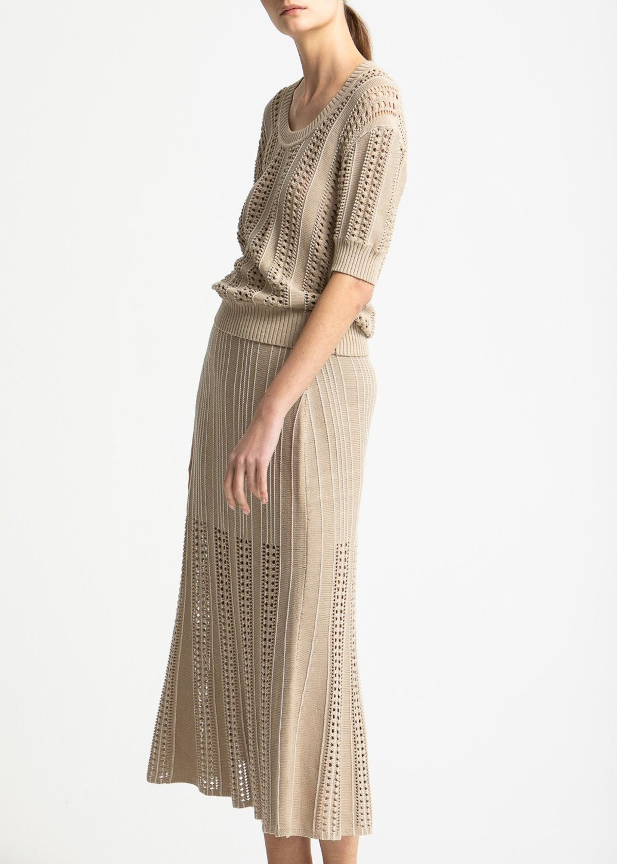 House of Dagmar Tonya Top - Sand Multi Stripe - Image 2 of 6