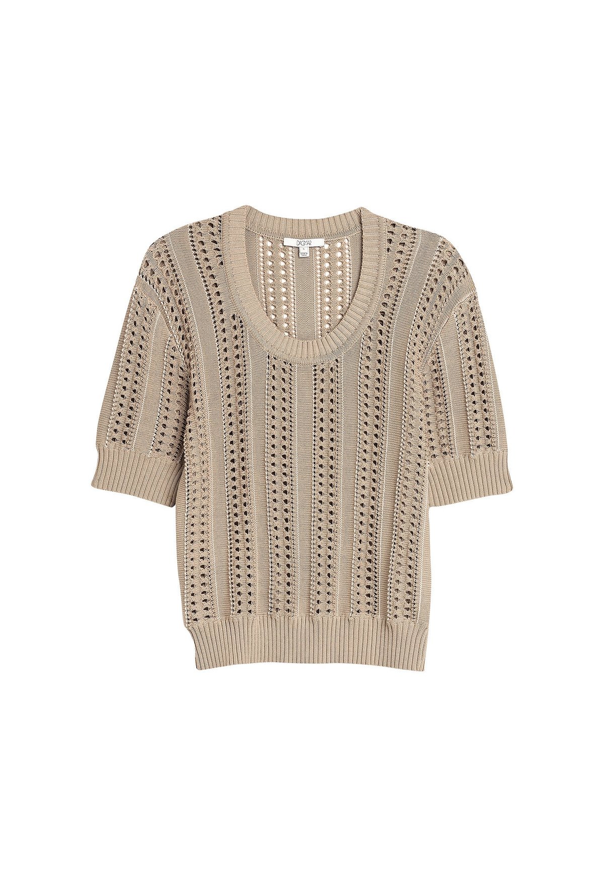 House of Dagmar Tonya Top - Sand Multi Stripe - Image 6 of 6