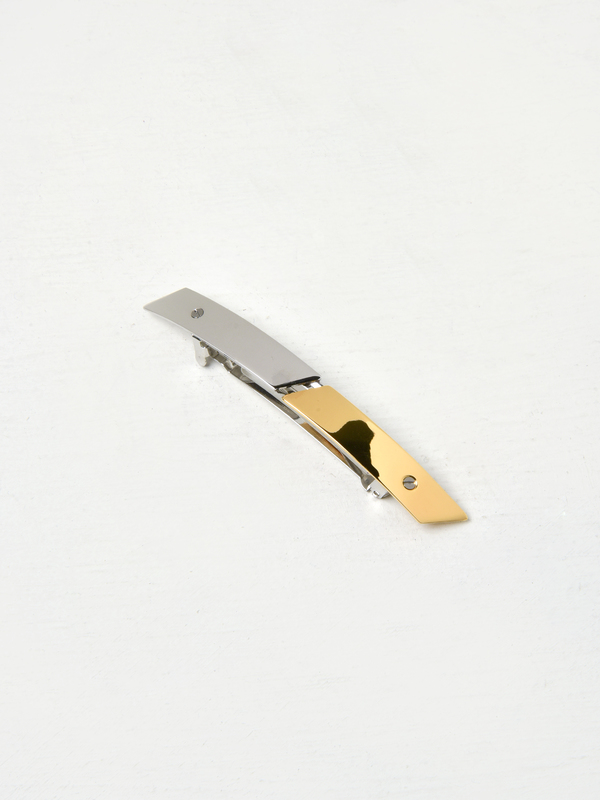 Sylvain le Hen Barrette CUT01 - Gold/Silver Sylvain le Hen Barrette CUT01 - Gold/Silver