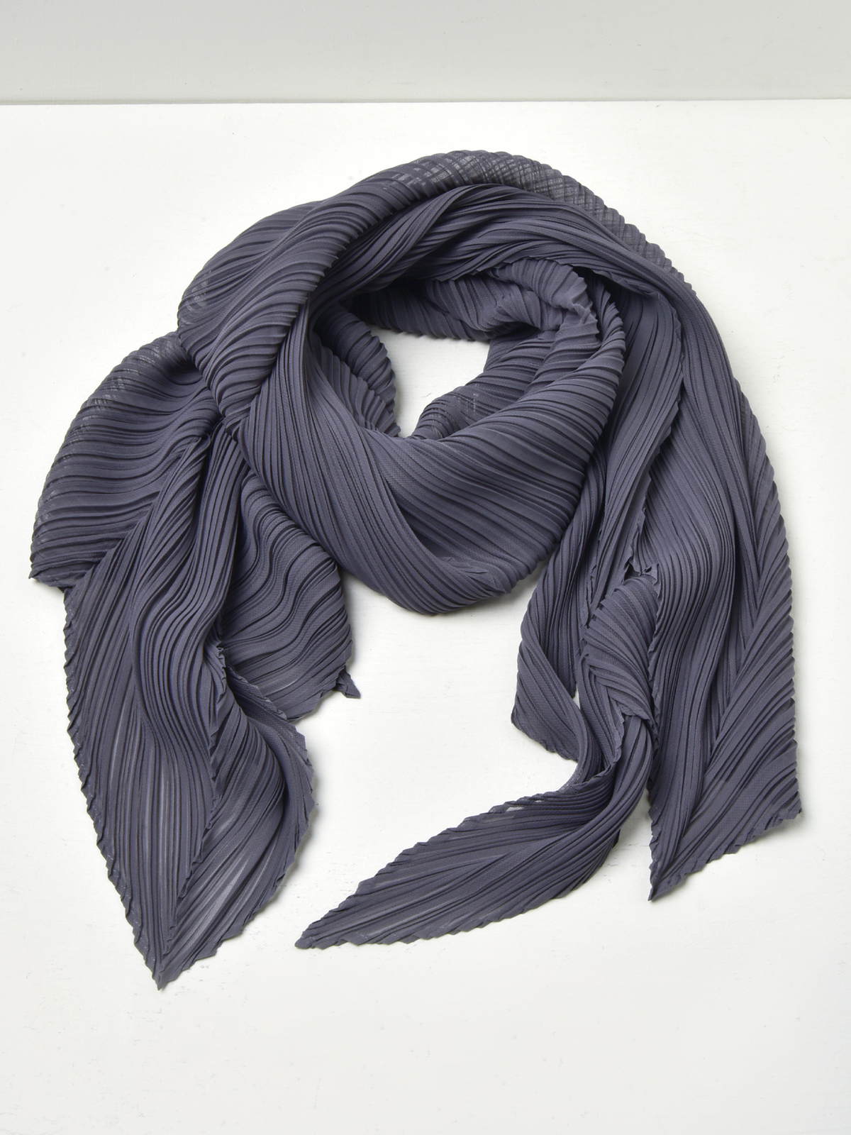 Pleats Please Issey Miyake PLEATS BASIC SCARF - GRAY | Garmentory