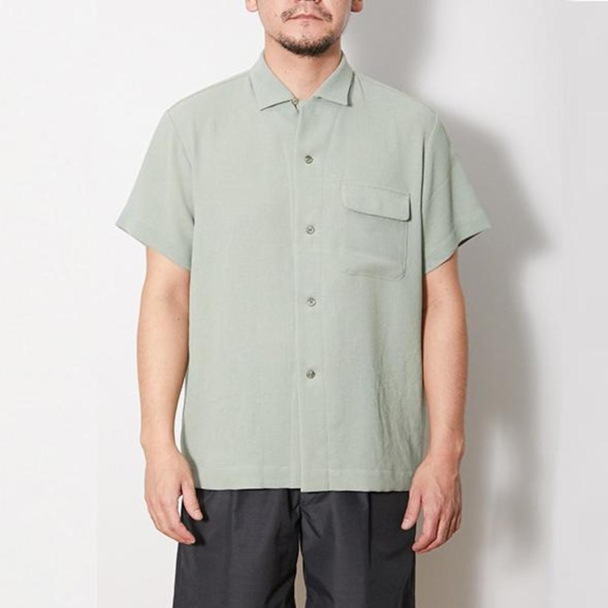 Snow Peak Quick Dry Crepe Weave Soft Shirt - Sage | Garmentory