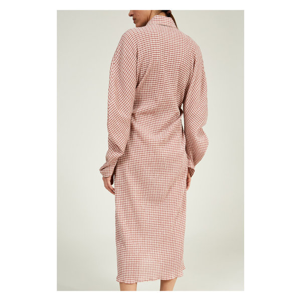 Lorod Twisted Shirt Dress - Rose Lorod Twisted Shirt Dress - Rose