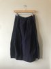 Eleven Stitch Rib Yoke Skirt - Indigo - Thumbnail 1