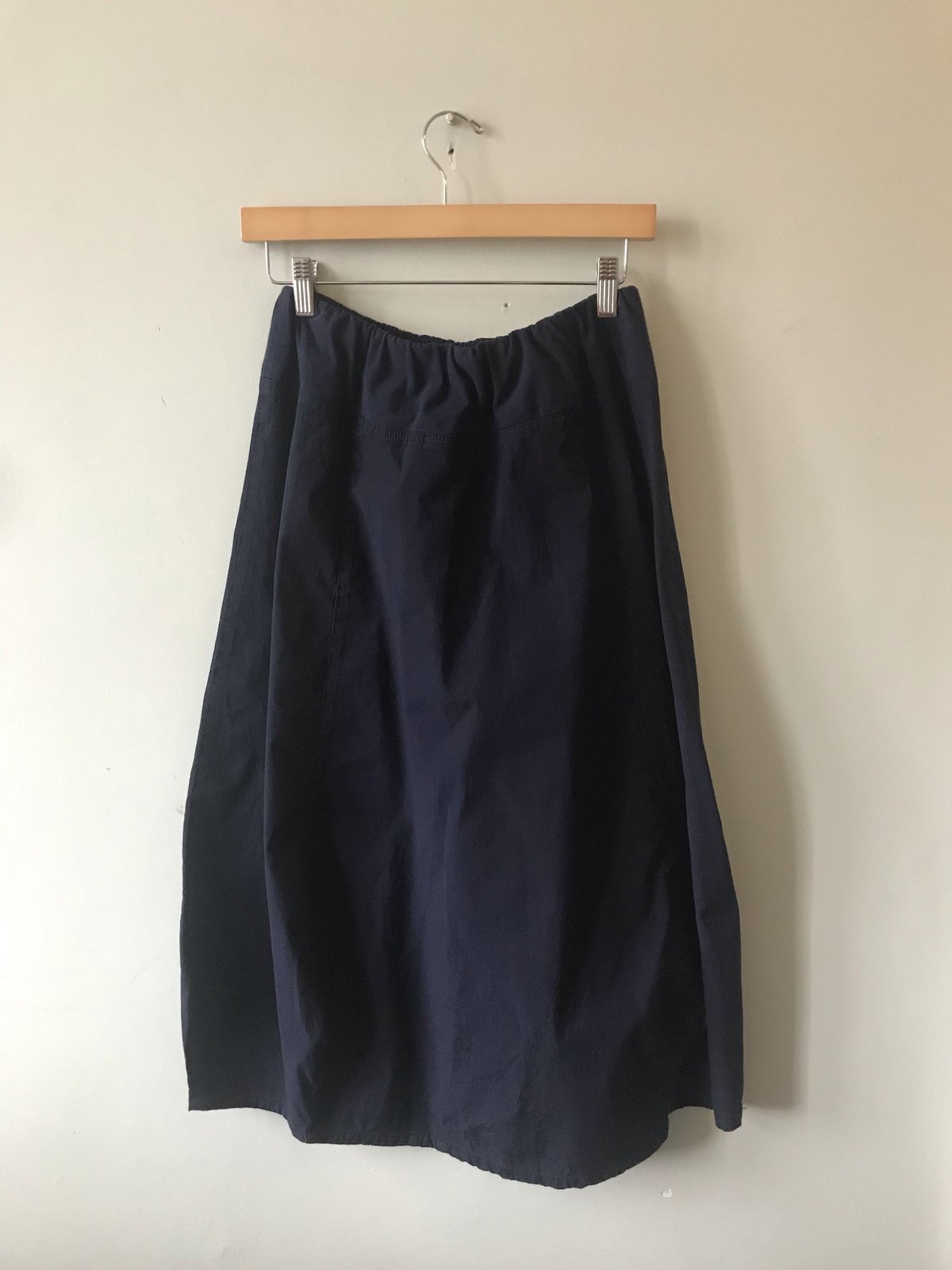 Eleven Stitch Rib Yoke Skirt - Indigo - Image 2 of 3