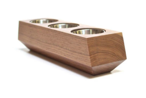 Revolution Design House Boxcar Triple Walnut Planter Revolution Design House Boxcar Triple Walnut Planter