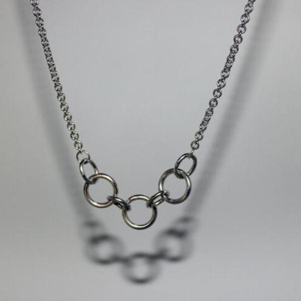 Body Double Chained Choker - sterling silver Body Double Chained Choker - sterling silver