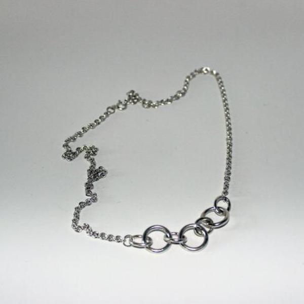 Body Double Chained Choker - sterling silver Body Double Chained Choker - sterling silver