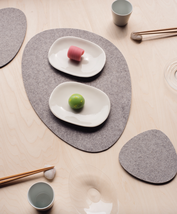 Graf Lantz 4 Pack Set Stone Placemats - Marine Graf Lantz 4 Pack Set Stone Placemats - Marine