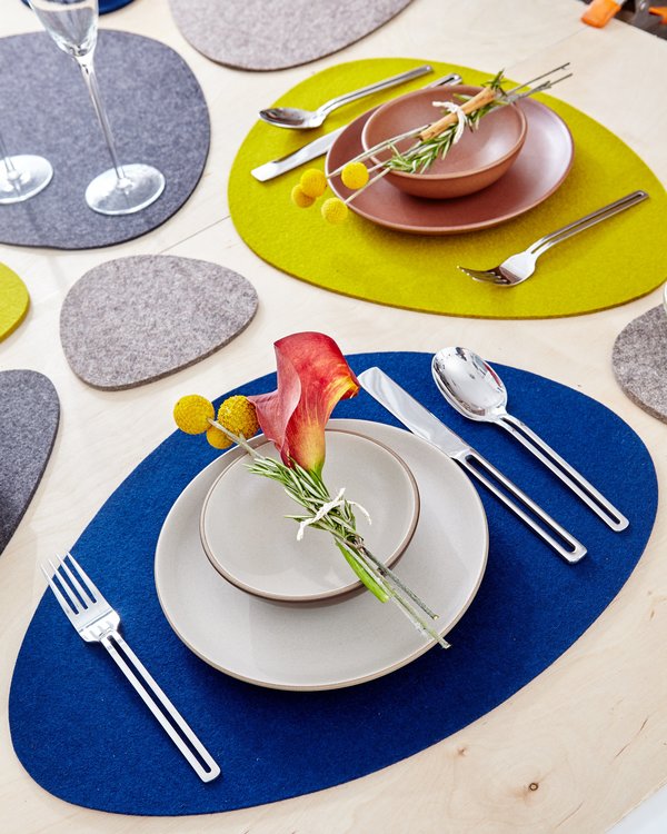 Graf Lantz 4 Pack Set Stone Placemats - Marine Graf Lantz 4 Pack Set Stone Placemats - Marine