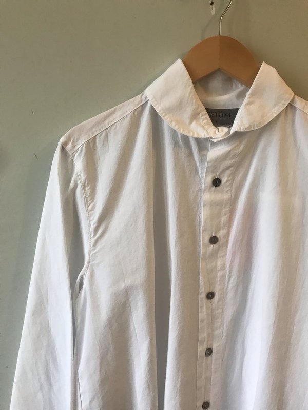 Eleven Stitch Roll Collar Shirt - chalk Eleven Stitch Roll Collar Shirt - chalk