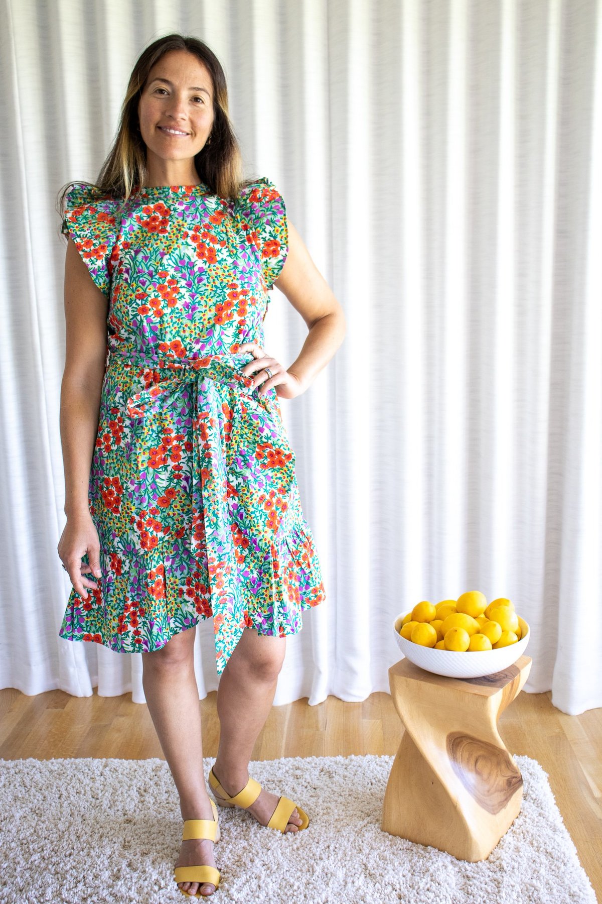 knee length dresses for ladies Banjanan Gracia Dress in Cypress