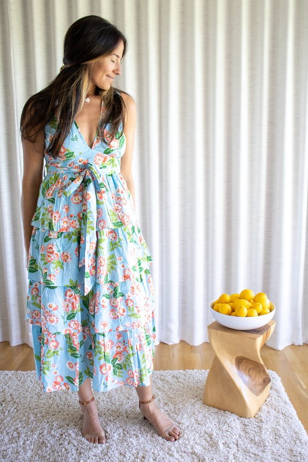 Banjanan Eliza Dress - Sky Blue on Garmentory