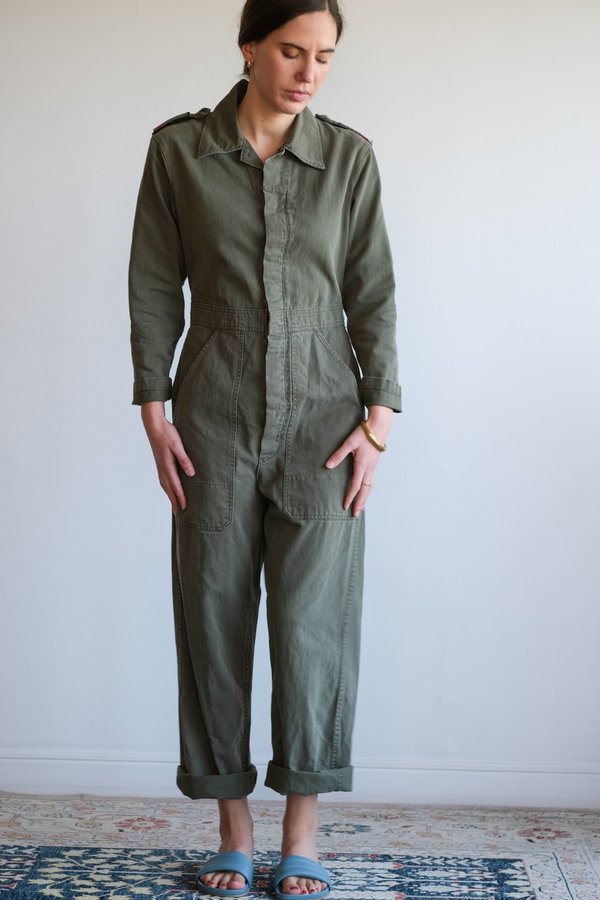 VINTAGE COVERALL - ARMY GREEN VINTAGE COVERALL - ARMY GREEN