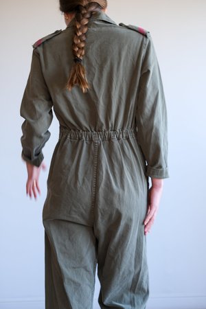 VINTAGE COVERALL - ARMY GREEN VINTAGE COVERALL - ARMY GREEN