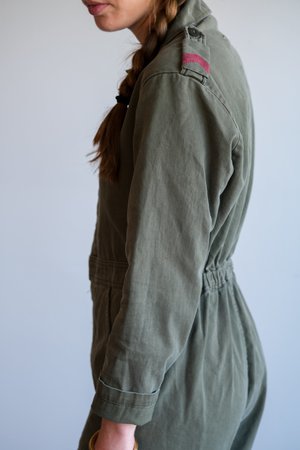 VINTAGE COVERALL - ARMY GREEN VINTAGE COVERALL - ARMY GREEN