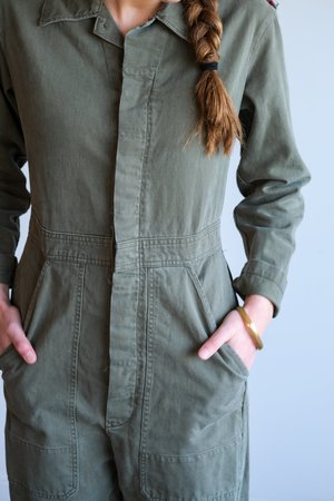 VINTAGE COVERALL - ARMY GREEN VINTAGE COVERALL - ARMY GREEN